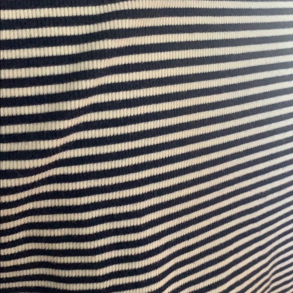 Motherhood Maternity L Ribbed Cotton Stripe Dress - Picture 4 of 5